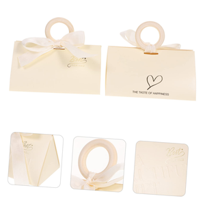 Bolsa de Papel Laminado Reciclable, Ecológica, Biodegradable, Duradera, Hecha a Mano y Personalizable, con Cinta, Apta para Alimentos, para Navidad - Product Image 2