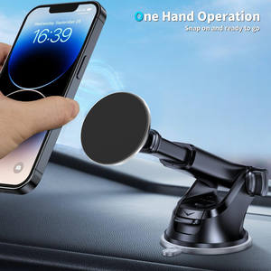 Bras télescopique réglable ventouse à force industrielle support de voiture de téléphone magnétique pour <span class=keywords><strong>Magsafe</strong></span> tous les téléphones portables - Product Image 3