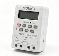 Saklar Timer Digital MONKO 30A 220V Saklar Kontrol Waktu Model KG316T-X