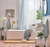 Highly Absorbent 100% Cotton 2 Bath Towels 2 Hand Towels 4 Washcloths 8 Piece Dobby Border Towel Set for Bathroom Shower