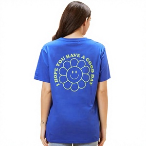 เสื้อยืดพิมพ์ลายผู้หญิงแบบกำหนดเอง ผู้ผลิต OEM ODM โรงงาน ผู้จัดจำหน่าย ขายส่ง จำนวนมาก รับผลิตแบรนด์ส่วนตัว โลโก้แบบกำหนดเอง เสื้อยืดลำลอง - Product Image 4