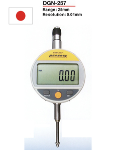 PEACOCK OZAKI Digital <b>Gauges</b> Cordless Type DGN-257 Simple Function Type Range25mm With LCD Display Very Compact DGN-257 Digital - Product Image 2