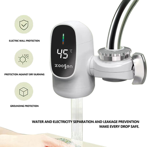 Nuevo Calentador <span class=keywords><strong>de</strong></span> <span class=keywords><strong>Agua</strong></span> Eléctrico Instantáneo <span class=keywords><strong>de</strong></span> 3000 W con Calentamiento Rápido y Pantalla Digital, Grifo para Baño Pequeño Sin Instalación - Product Image 5