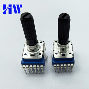 Potenciómetro Horizontal de 6 Pines con Mango de Plástico de 11 mm DB-11KGH-5, Venta Directa de Fábrica para Audio - Product Image 3