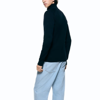 Pull cardigan en tricot à manches longues à double fermeture éclair de style décontracté pour homme