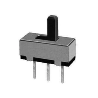 Interrupteur à glissière miniature très vendu, interrupteur à bascule horizontal de haute qualité, borne à broches SPDT, utilisation en télécommunications, tension maximale 50V