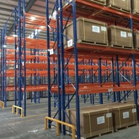 Système de rayonnage sélectif robuste en acier pour entrepôt, étagère de stockage sans boulons réglable pour entrepôt textile