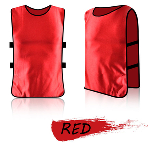Celemek latihan sepak bola bernomor tim kustom kualitas tinggi untuk sepak bola Scrimmage <span class=keywords><strong>an</strong></span> Pinnies - Product Image 1