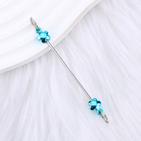 Porte-clés en alliage bricolage en vrac pour la fabrication de mode Sleutelhanger Bar bijoux artisanat UV imprimé perle crochet matériel en alliage Rechargeable