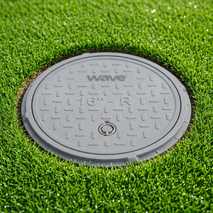 Couvercle de manhole rond en FRP de 16 pouces pour parking - Product Image 6