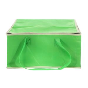 Large Heavy Duty Non Woven Grocery Thermal Shopping Bag Aluminum Foldable Cooler Bag Reusable Bake <b>Insulated</b> Bags - Product Image 1