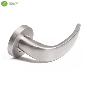 Manija de Puerta de Acero Inoxidable 304 con Tubo Hueco de Estilo Clásico - Product Image 2