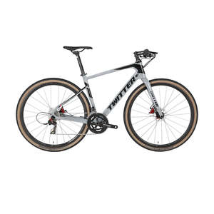 Mon Vélo de Route Léger en Carbone Mat Bleu pour Hommes 45*700C GRAVEL XC 24 Vitesses Manuel Racing Sans Fourche - Product Image 2