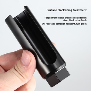 전문가용 크롬 몰리브덴 스틸 22mm 오픈 소켓 렌치 (자동차 전면 산소 센서 분해 및 자동차 수리용)
