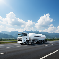 Camion distributeur de gaz de cuisson LNG mobile YUNER |   Compteur de pompe citerne Bobtail |   Construction en acier |   Récipient sous pression |   5m-40m