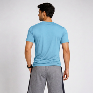 T-shirt pour homme 100% coton, col rond, manches courtes, poids du tissu 180 grammes, méthode de tissage non tissé - Product Image 3