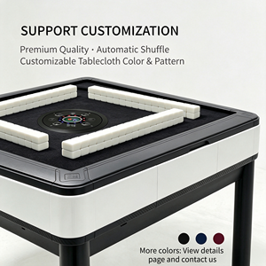 Modern Fully Automatic Mahjong Table 2 in 1 Dining Game Silent Machine for Home 4 Players JS001 JS001 - Product Image 3