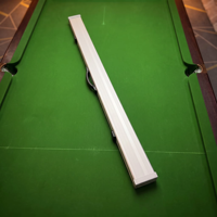 PELOVE X-01 Kotak Tongkat Snooker Cangkang Keras dari Paduan Aluminium Kelas Penerbangan yang Ringan dan Tahan Karat, Interior Berlapis Anti Lembab