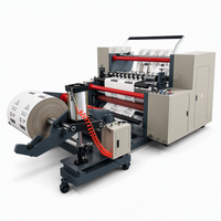 Machine à refendre rouleau à rouleau pour papier couché, économique, à 2 moteurs, pour bobines jumbo WFQ-1600A