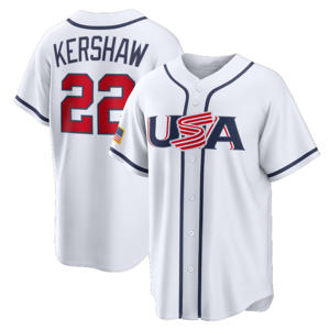 Camiseta de Béisbol de los EE. UU. para la Copa Mundial de Béisbol 2026, con los Números 99 de Aaron Judge, 27 de Tarik Skubal, 7 de Bobby Witt Jr., 24 de Bryce Harper y 29 de Raleigh - Product Image 2