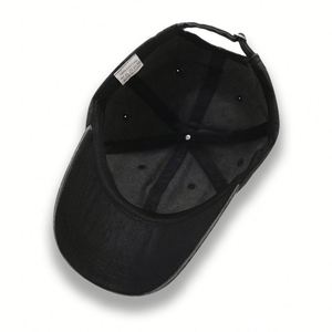 Casquette de baseball non structurée 6 panneaux 100 % coton 2025 avec logo brodé personnalisé - Product Image 4