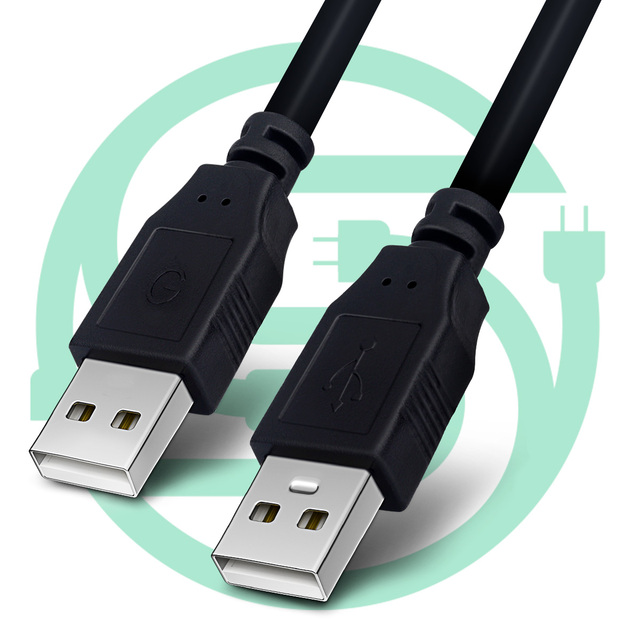 Factory Direct Sales 1.5M USB 2.0 TYPE-A Male to USB 2.0 TYPE-A Male Charging Cable