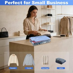 100 Bolsas de Celofán Transparentes Resellables de 10x14 Pulgadas para Empacar Ropa y Camisetas, Bolsa de Plástico BOPP para Camisetas - Product Image 6