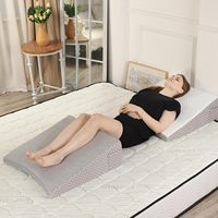 8-Zoll-Kühldreieck Lesebett kissen Abnehmbare Abdeckung Erhöhtes Körper kissen Rückens tütze Keil kissen zum Schlafen