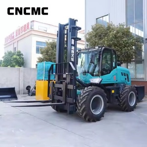 Sinomach <span class=keywords><strong>CPCY50</strong></span> 4x4 Carretilla elevadora todoterreno 76kw Diesel todoterreno 5 toneladas de capacidad de fábrica directa de CNCMC - Product Image 2
