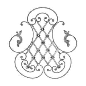 Tùy chỉnh wrought sắt phụ kiện dập lá và hoa ornamentals trên hàng rào và cổng - Product Image 2