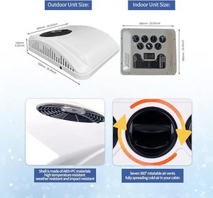 Climatiseur Sinmanta New DC12V 2100W pour camping-car/<span class=keywords><strong>voiture</strong></span>/camion/cabine de couchage avec fonction <span class=keywords><strong>froid</strong></span> <span class=keywords><strong>et</strong></span> <span class=keywords><strong>chaud</strong></span>, climatiseur 12 volts - Product Image 4