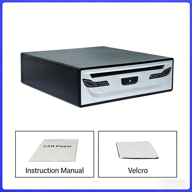 Car Headrest CD Box USB Optical Drive Android Navigation VCD/CD Player Full-Format Modification 1 Year Warranty Split Screen
