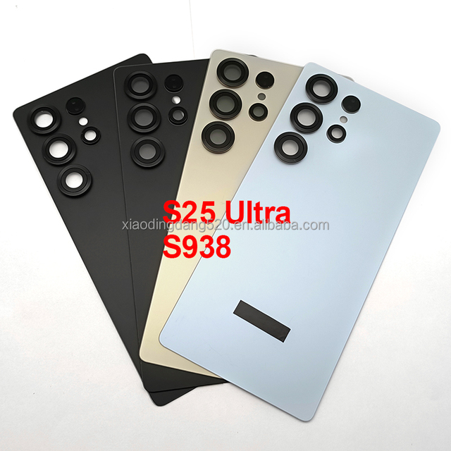 For for S25 Ultra S938 Glass Back Cover Housing Replacement with Bar Design OEM Quality