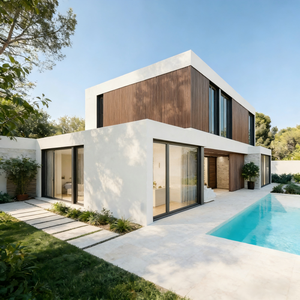 Villa de luxe à prix abordable, nouveau style, structure en acier léger, atelier préfabriqué, maison de vacances préfabriquée, villa à vendre - Product Image 2