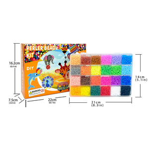 Wholesale 24-Color 2.6mm Hama Perler Beads Fun DIY Educational Toys for Children <b>Puzzle</b> & Fuse Beads - Product Image 6