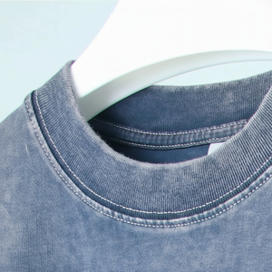 Ashed-camisetas vintage para hombre, camisa de gran tamaño de algodón en blanco - Product Image 1