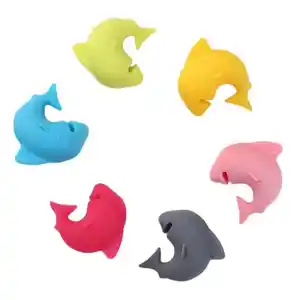 Shark Silicone Wine Glass Markers