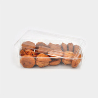 Boîte en plastique rectangulaire transparente de qualité alimentaire PET, taille personnalisée, recyclable, pour biscuits et gâteaux