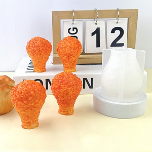 Molde de silicona para velas de resina con forma de pata de pollo para decoración del hogar, molde para velas aromáticas - Product Image 5