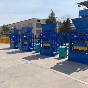 QTJ4-26 tự động lồng vào nhau xây dựng gạch Máy làm với hộp Số động cơ bơm thành phần cốt lõi cho xi măng khối rỗng - Product Image 6