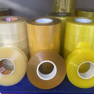 Cinta de Embalaje Transparente BOPP con Logotipo Personalizado |   Cinta Adhesiva Acrílica Impermeable Sensible a la Presión para Cartón al por Mayor - Product Image 4