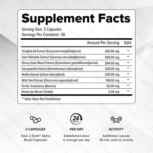 OEM/ODM Pre allenamento capsule integratore alimentare capsule per gli uomini migliorare l'energia calda vendita di capsule di vitamine - Product Image 3
