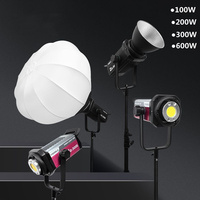 Lumière d'arrière-plan 600W pour le streaming, lumière YouTube, streaming en direct, lumière vidéo LED, lumière LED bicolore continue, lampe COB ZD-600E