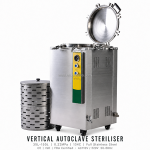 <span class=keywords><strong>Autoclave</strong></span> Vertical de 35/50/75/100/120/150L para Esterilización de Alimentos Enlatados, Especias, Hierbas, Cultivos de Laboratorio y Hongos - Product Image 2