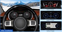Pour Jeep Grand Cherokee 2014-2018 : Tableau de bord numérique de remplacement, jauges et compteur de vitesse Plug and Play