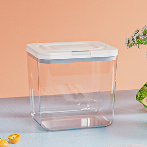 Nhựa hình chữ nhật gạo lưu trữ container hộ gia đình chống côn trùng chống ẩm niêm phong Jar xô hiện đại Thiết kế đơn giản nhỏ - Product Image 4