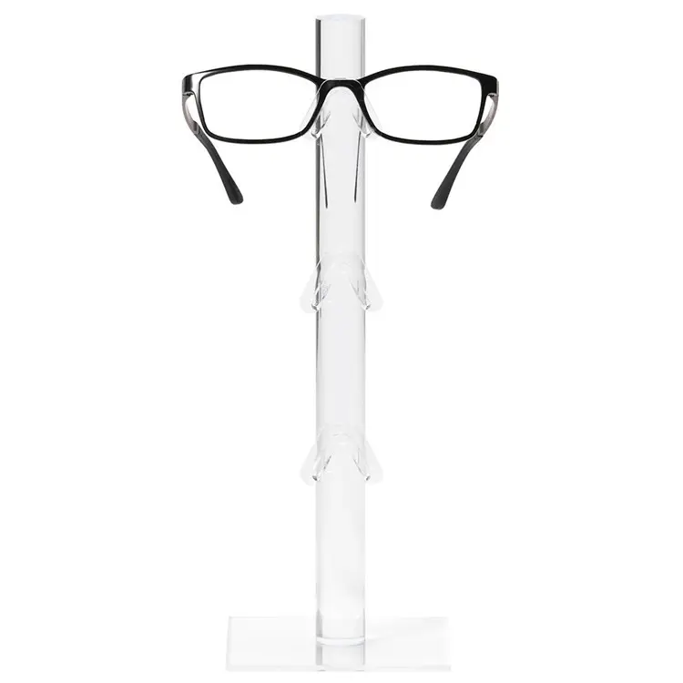 Armação de óculos de sol de acrílico, armação transparente de acrílico para óculos de sol 1 2 3 4 5 pares