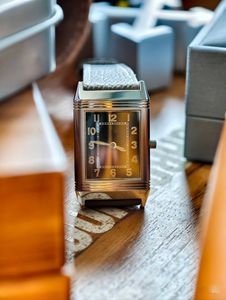 Montre de luxe pour homme avec couvercle rabattable vintage, design rétro avec bracelet en cuir véritable - Product Image 4