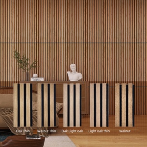 Akuslat Reducción <span class=keywords><strong>de</strong></span> ruido Acoust <span class=keywords><strong>Paneles</strong></span> <span class=keywords><strong>de</strong></span> pared verticales personalizados Akupanel <span class=keywords><strong>Paneles</strong></span> acústicos <span class=keywords><strong>Paneles</strong></span> <span class=keywords><strong>de</strong></span> pared con listones MDF <span class=keywords><strong>para</strong></span> sala <span class=keywords><strong>de</strong></span> vestir - Product Image 3