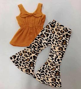 Conjuntos de 2 Piezas para Niñas, Diseño Nuevo 2020, con Lazo, Tallas Grandes, Listos para Enviar, Ropa al por Mayor para Bebés y Niños Pequeños - Product Image 4